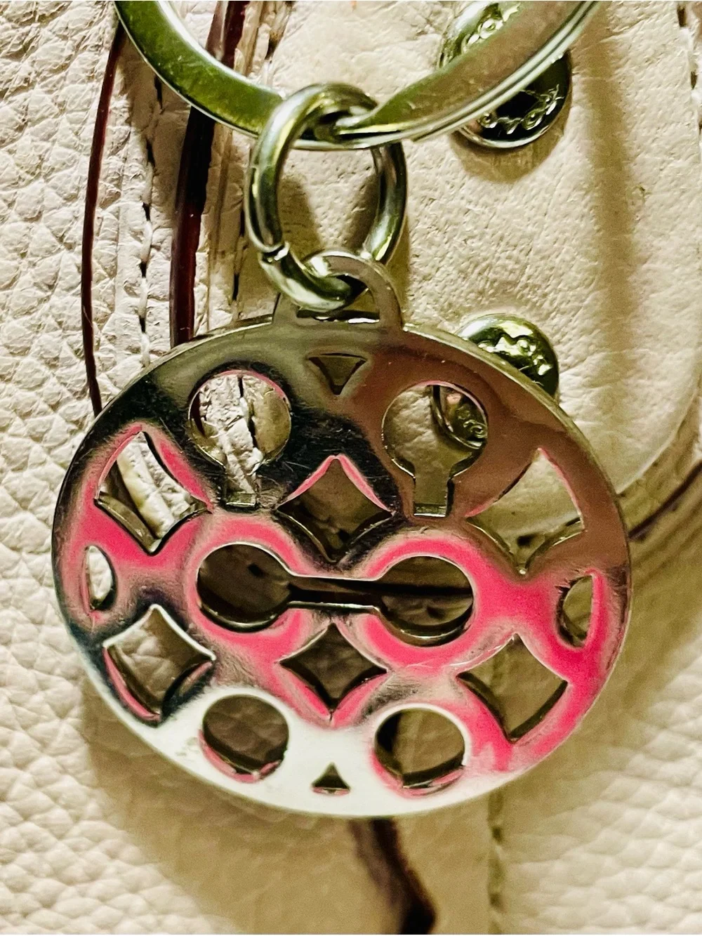 Coach Edie 31 Shoulder Bag with Scalloped Detail & Metal Hangtag